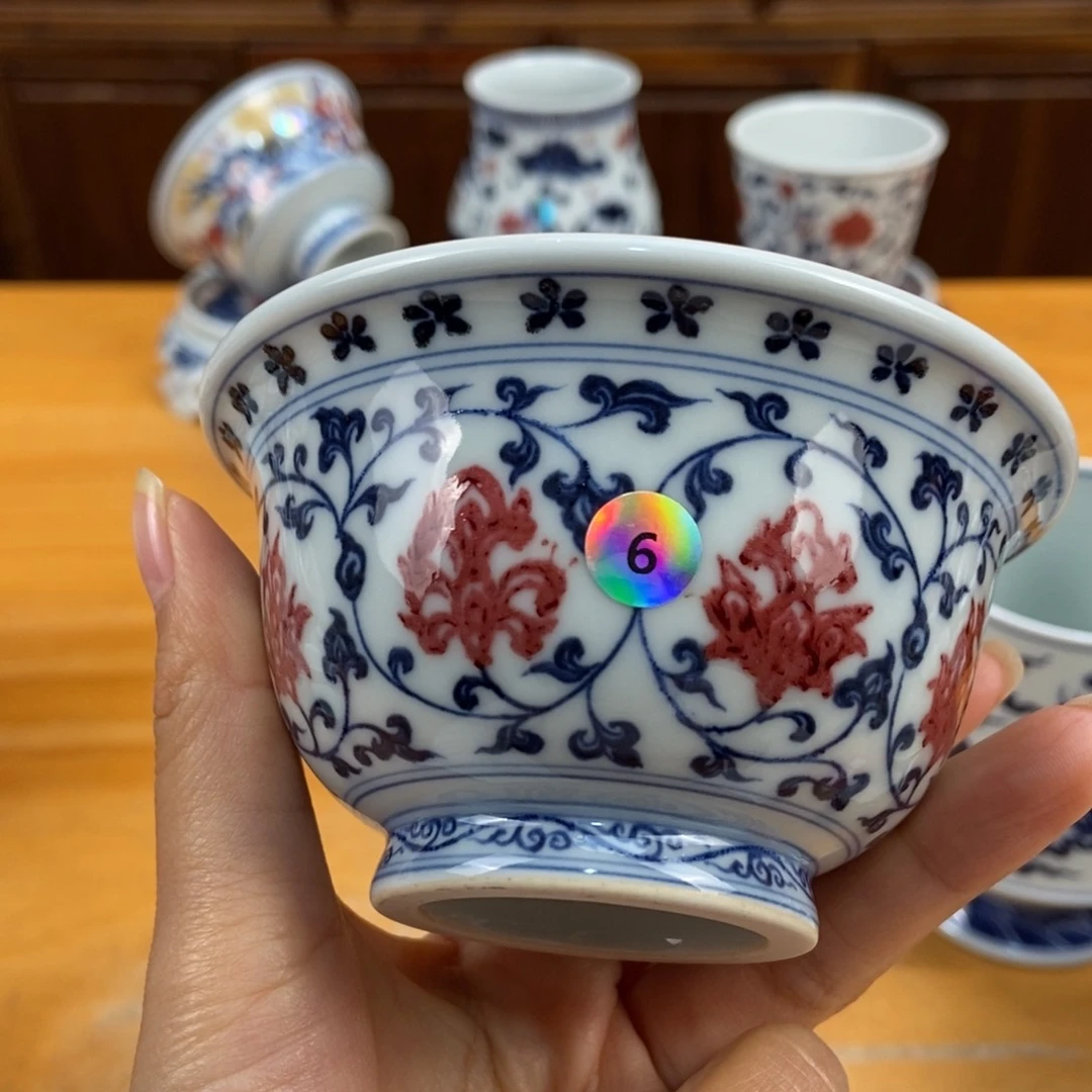 手绘现代茶具非古董