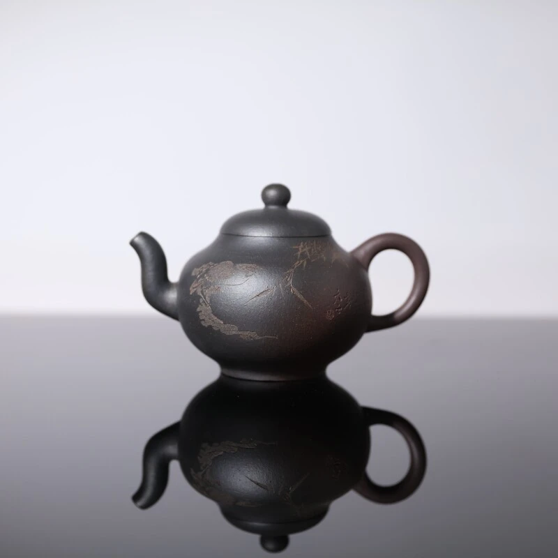 【前墅龙窑丨凝香】马湘云·范家  紫泥  约180CC 紫砂壶