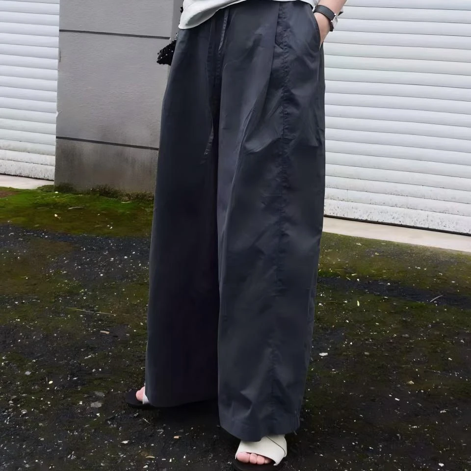 TOTHEND“气球裤”主理人自留款超适合夏天的松紧腰高级灰休闲裤