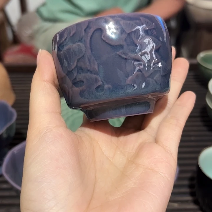 龙泉云间青瓷小米茶器