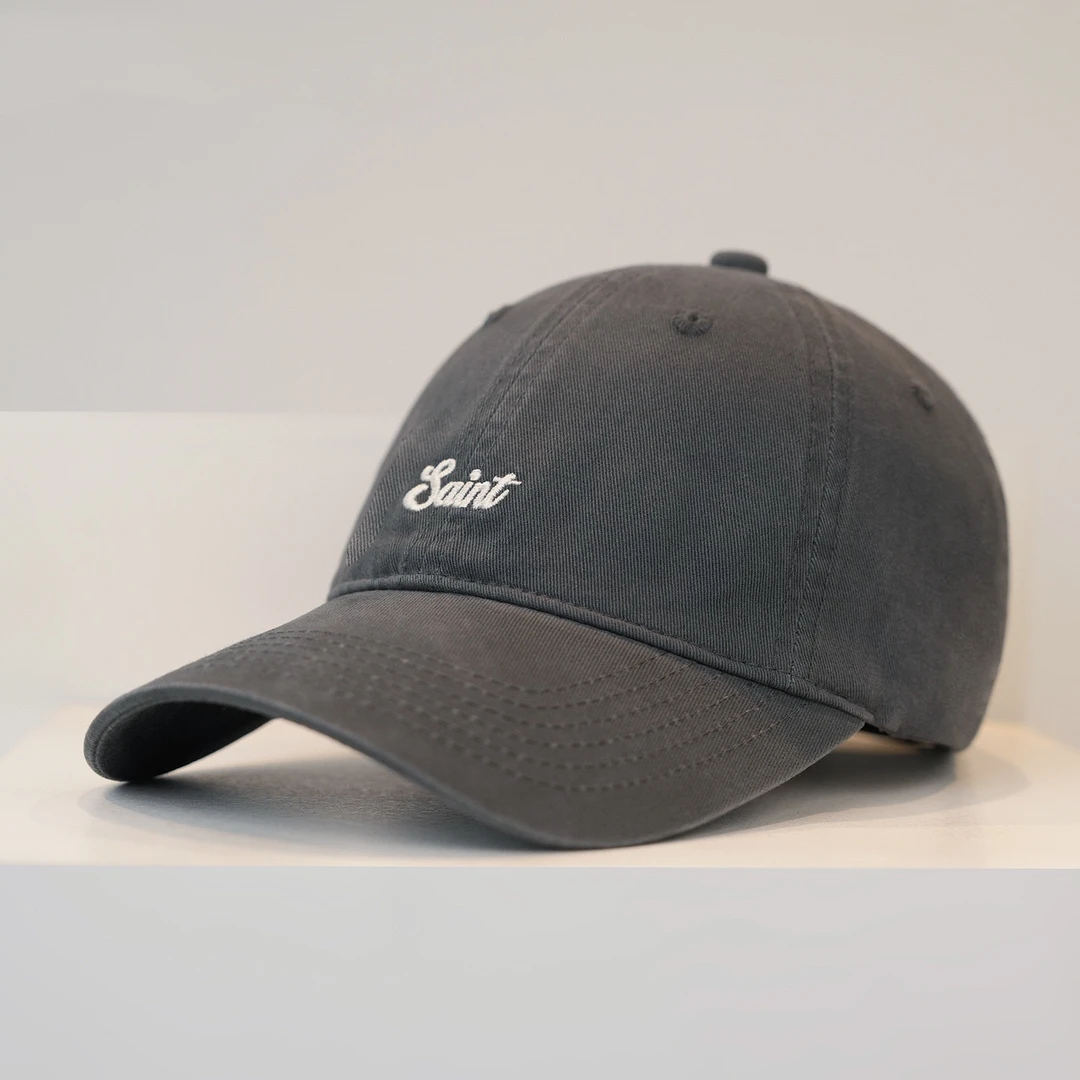 日系休闲百搭户外运动鸭舌帽男韩版简约大脸显脸小遮阳棒球帽子女