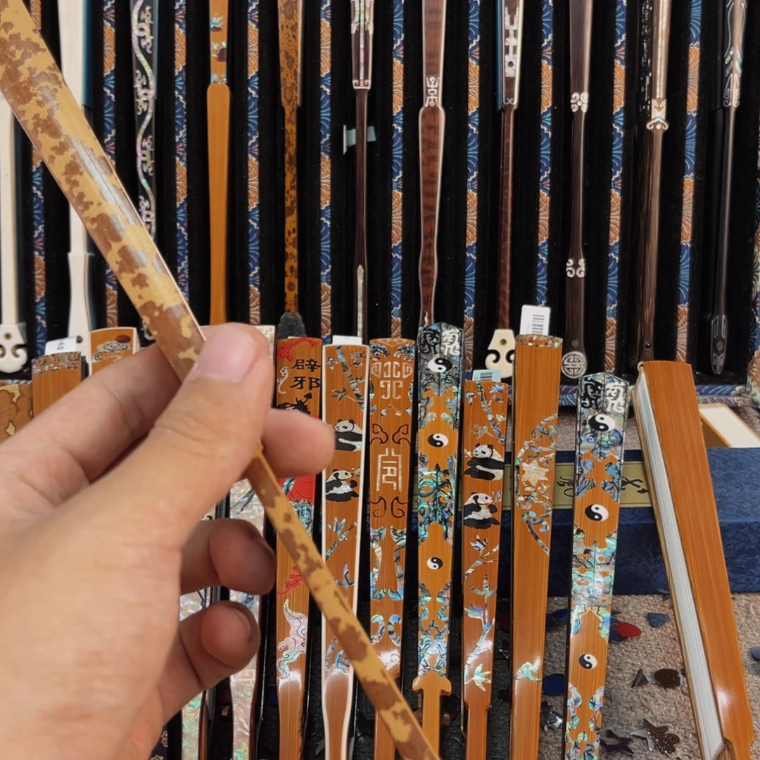 平***～扇子纯手工制作折扇