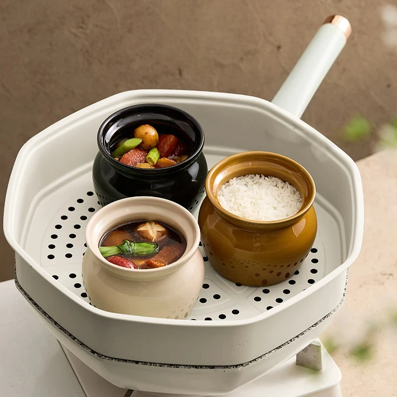 瓦罐炖盅家用陶瓷瓦罐隔水炖盅正宗炖盅大容量小罐子带盖煨汤汤盅