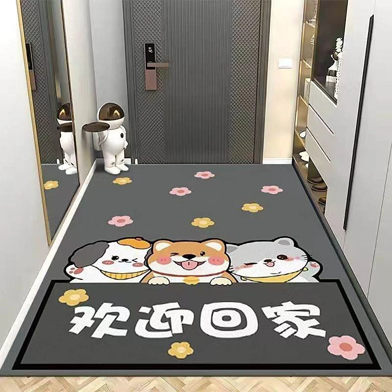水晶绒入户门浴室卫生间耐脏地垫脚垫进门防滑垫玄关吸水蹭土耐磨