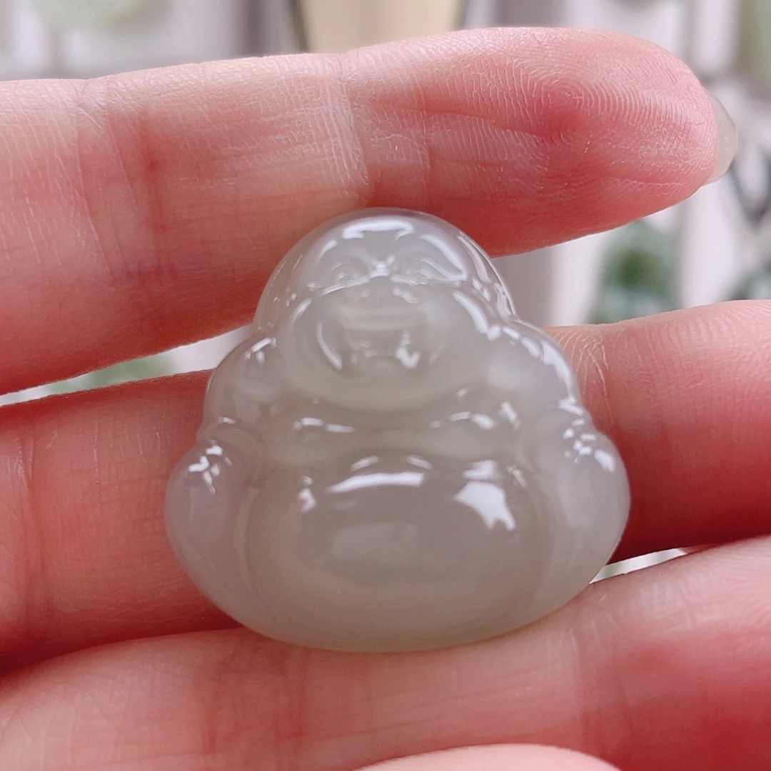 颈饰未镶嵌和田玉包容