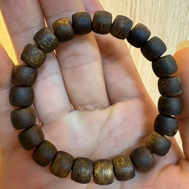 非金属木质手链 鼓珠手串单圈高油高脂99分沉