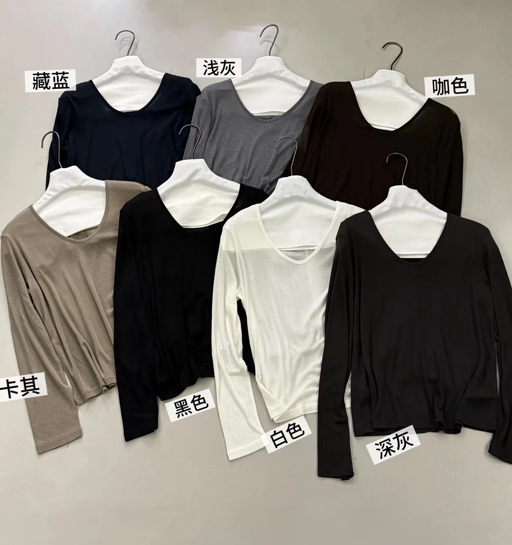 V领欧美打底上衣M87273