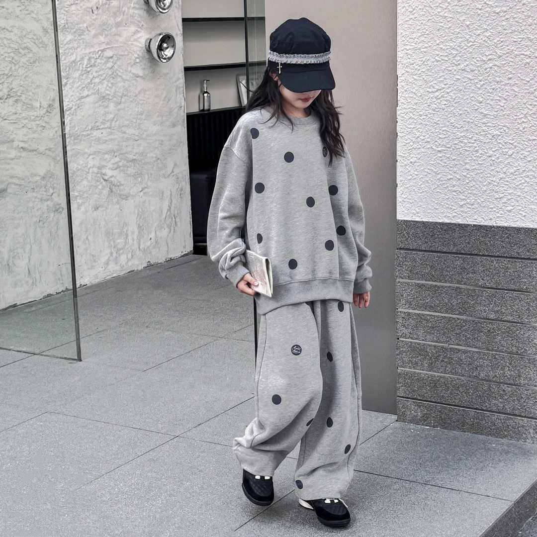 女童春秋套装2025新款童装中大童秋装休闲两件套韩版衣服潮
