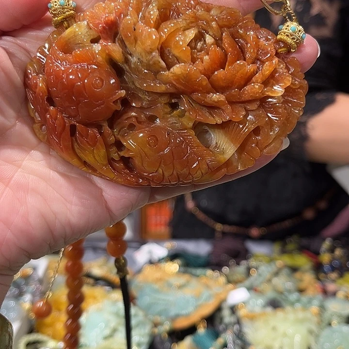 未镶嵌岫玉毛衣链