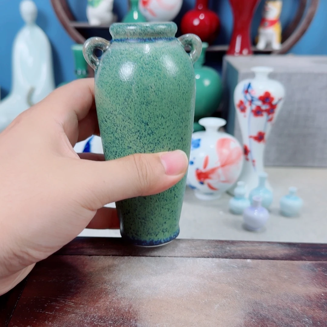 陶瓷手工小花器摆件