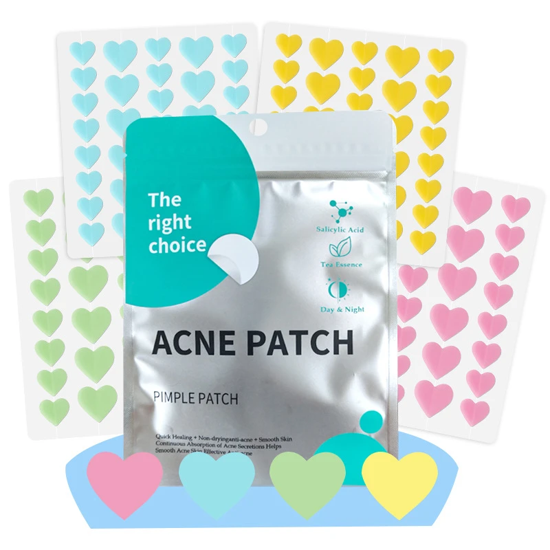 【仙女必备】72贴爱心水胶体痘痘贴可爱舒缓遮瑕亲肤去痘防水组合装