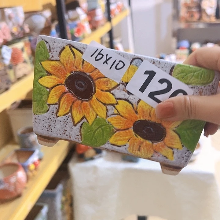 陶瓷多肉花盆满15包邮