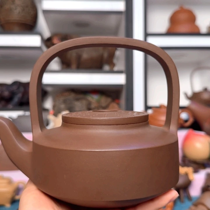 蟹***钱紫砂茶壶宜兴紫砂工艺美术