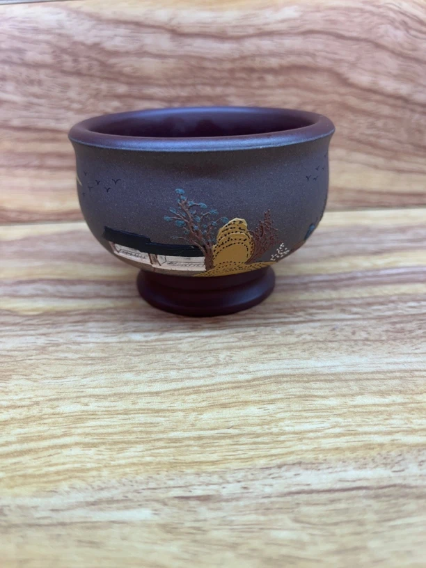 手工主人杯手工泥绘精工制作
