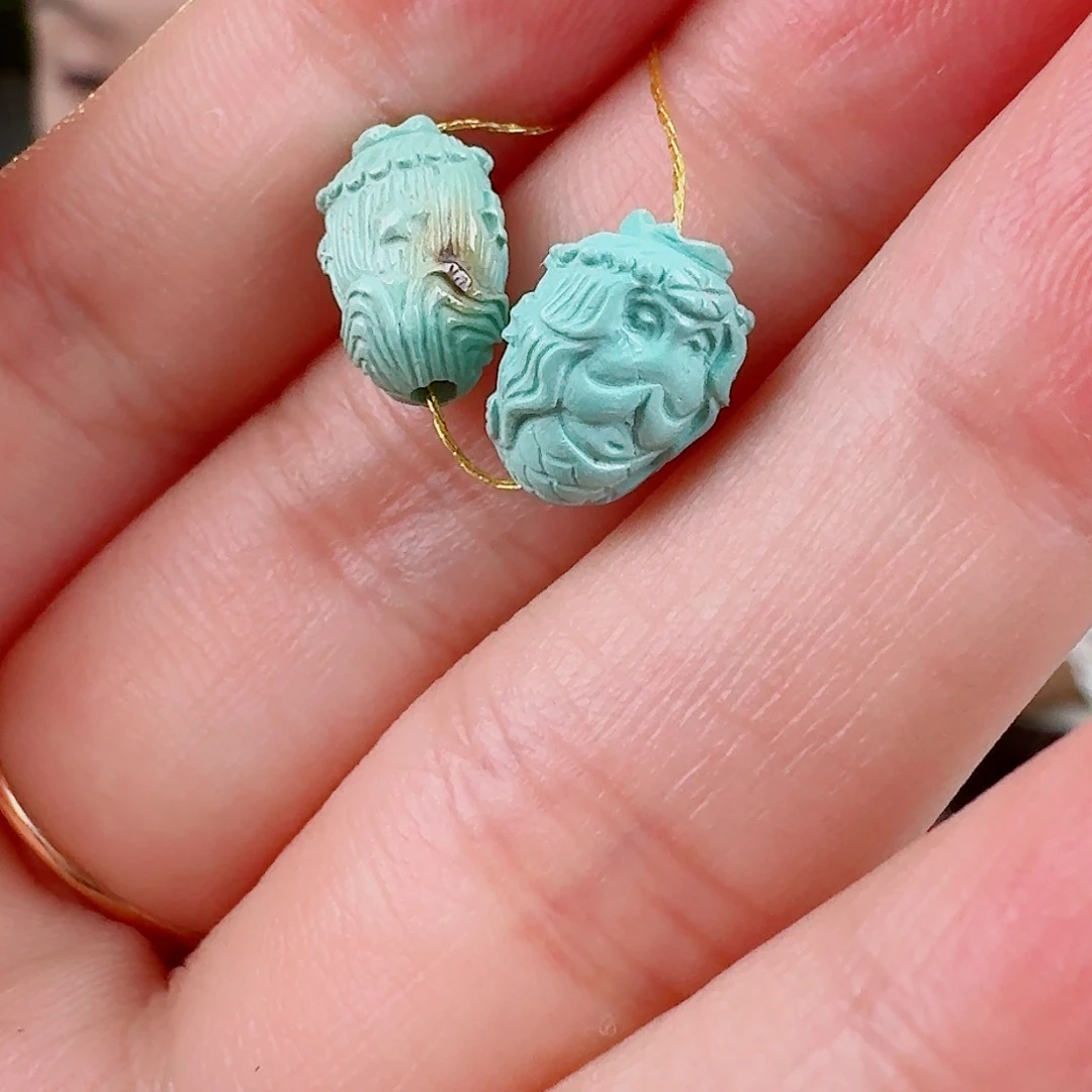 绿松石珠宝奇石未镶嵌