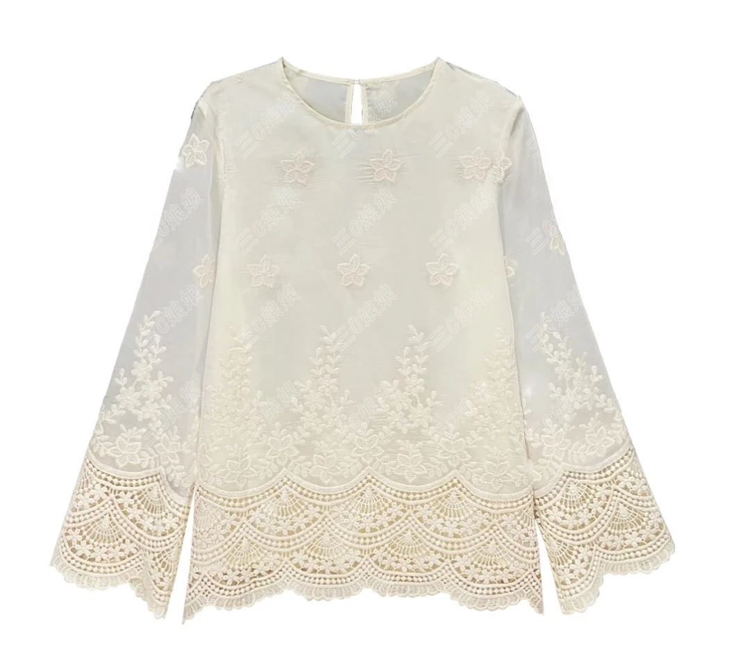 春季新款重磅百搭镂空设计内搭上衣2025C1005 ——