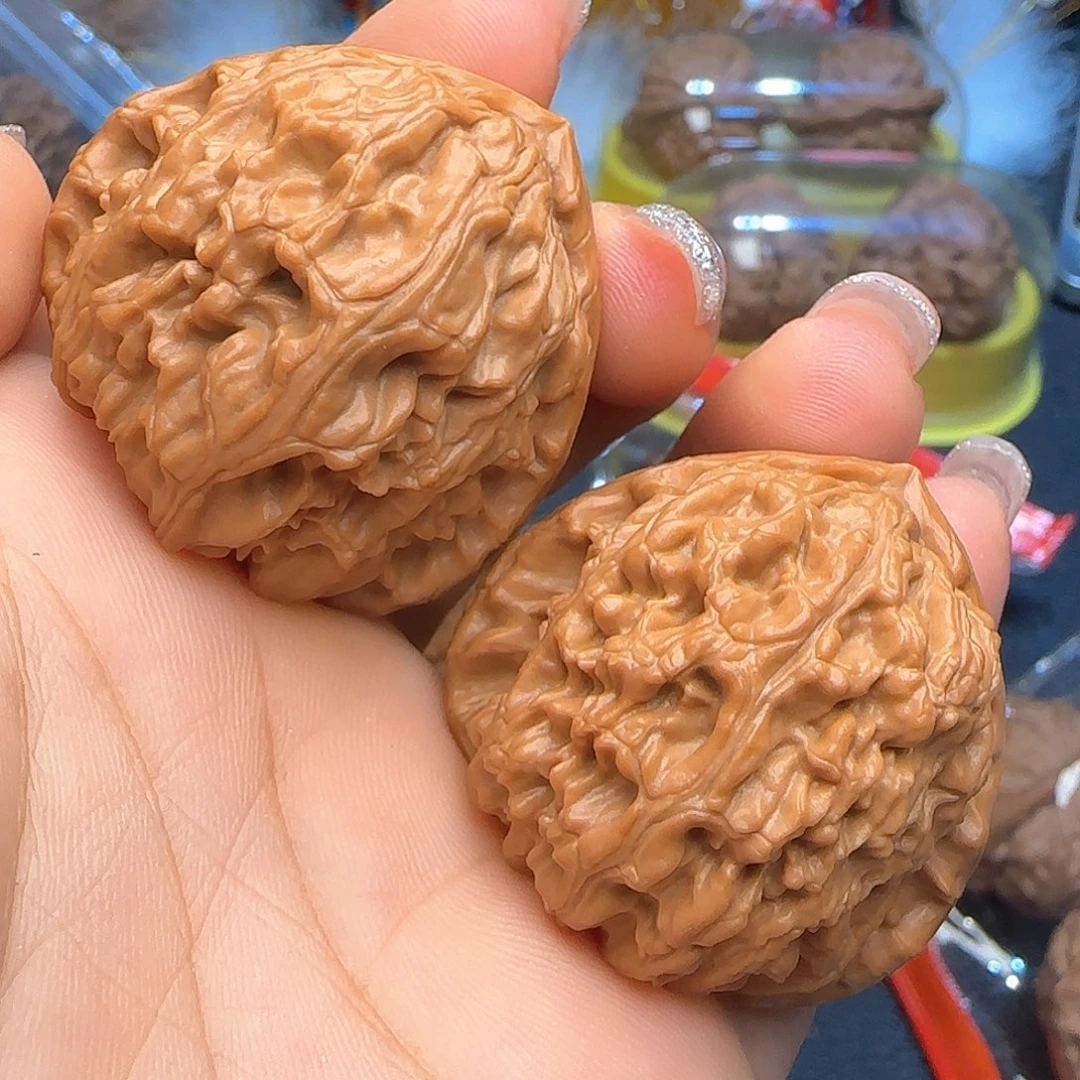 吊坠文玩核桃39三角白有修
