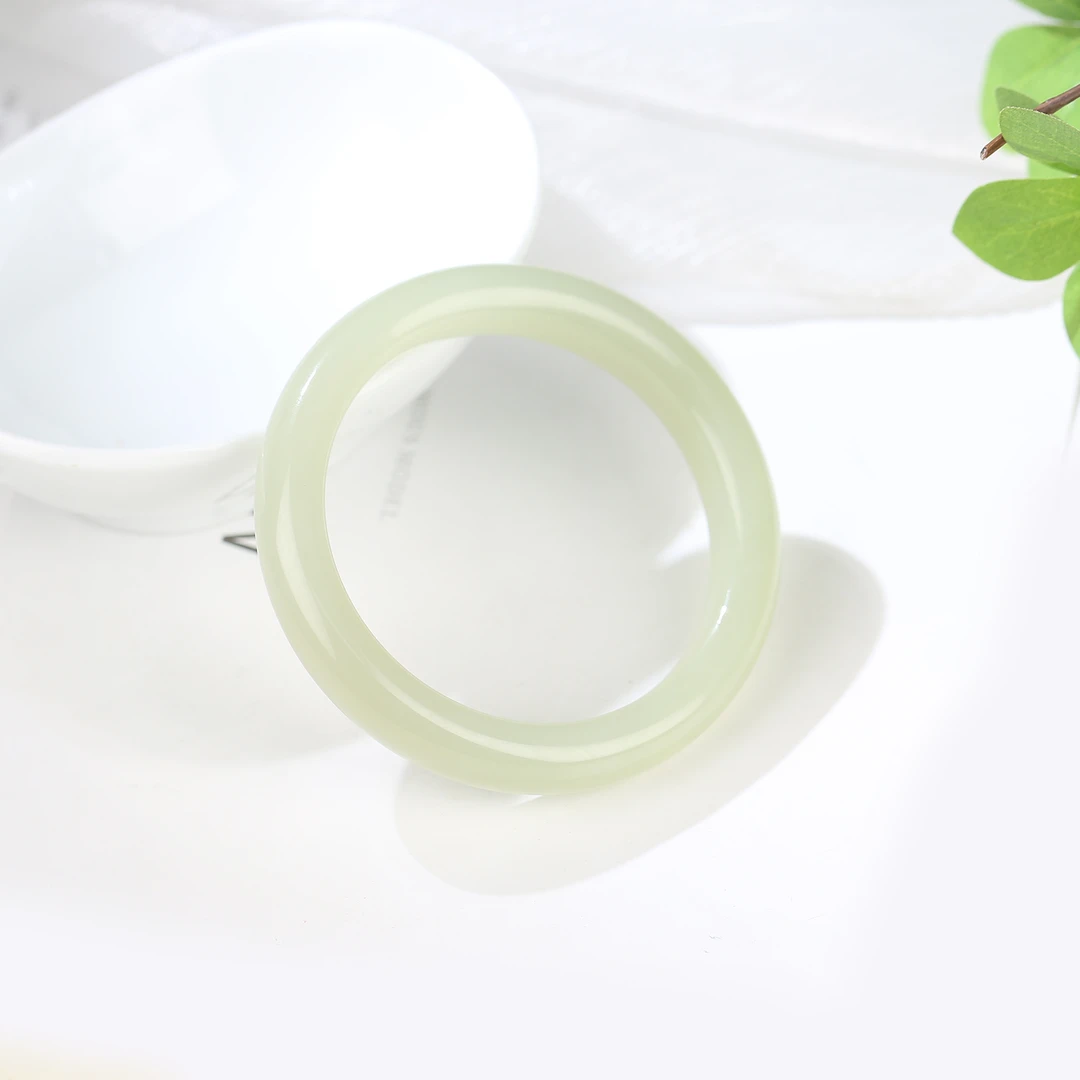 【麦子家族双11抢先购Y】天然和田玉手镯玉镯子气质百搭时尚SZ246-