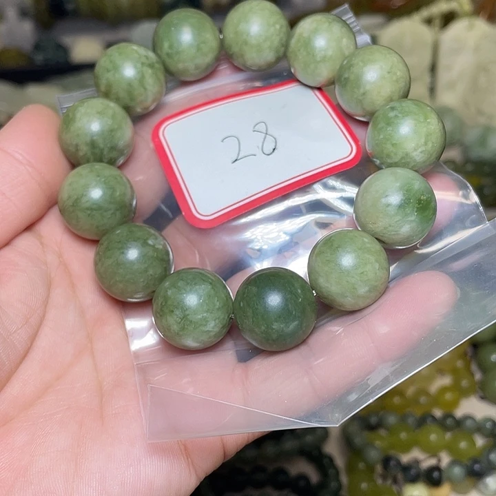 蛇纹石玉未镶嵌手链