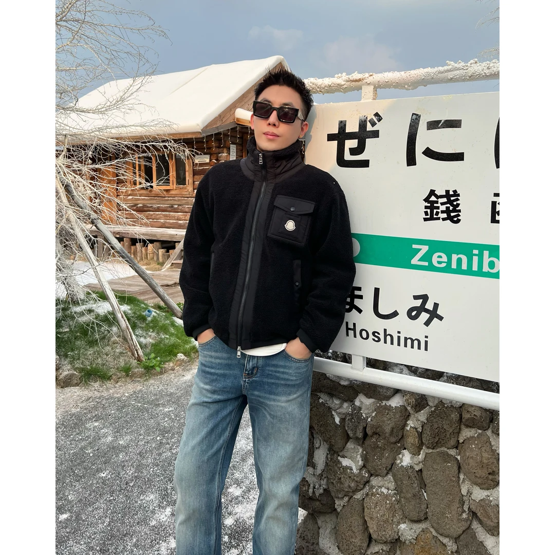 【雪山玛雅】秋冬摇粒绒定制厚款立领贴袋个性情侣夹克外套李查德