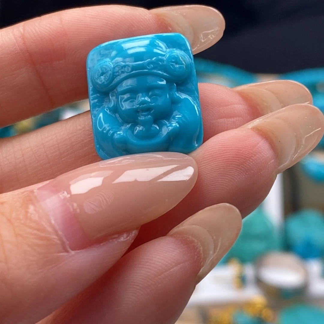 未镶嵌绿松石挂件