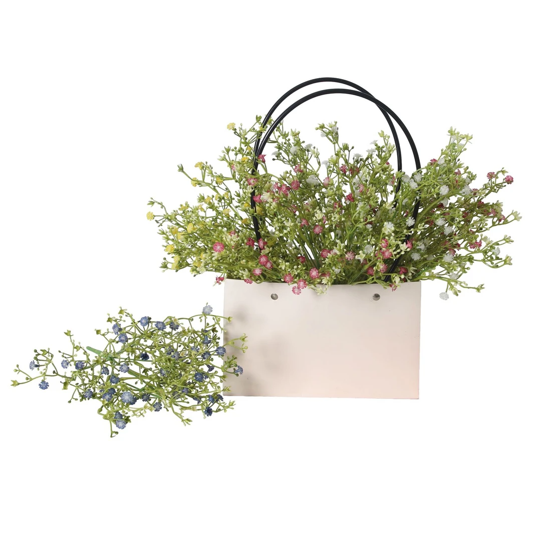 满天星花束ins风仿真花假花新娘手捧PU满天星仿真花束