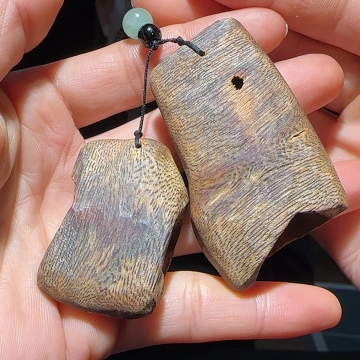 沉香吊坠海南老白棋吊坠16克