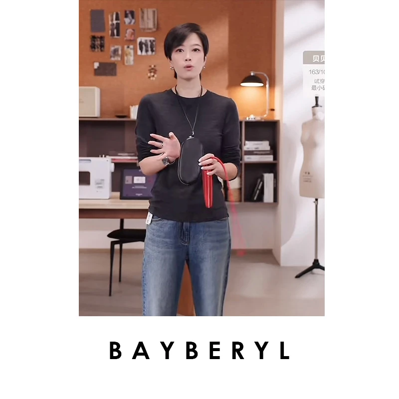 FF-BAYBERYL老贝加厚版高铁长袖*羊毛打底秋针织衫ZZS5H0841-8/24