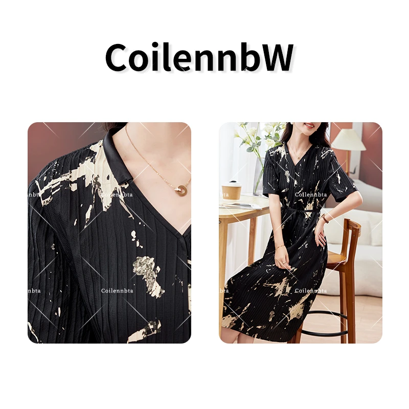 【CC粉丝专享】重磅桑蚕丝连衣裙夏季新款气质显瘦连衣裙PZ0201