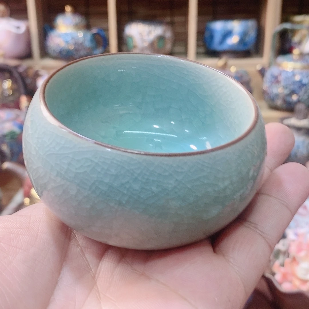 粗陶志野柴烧茶器