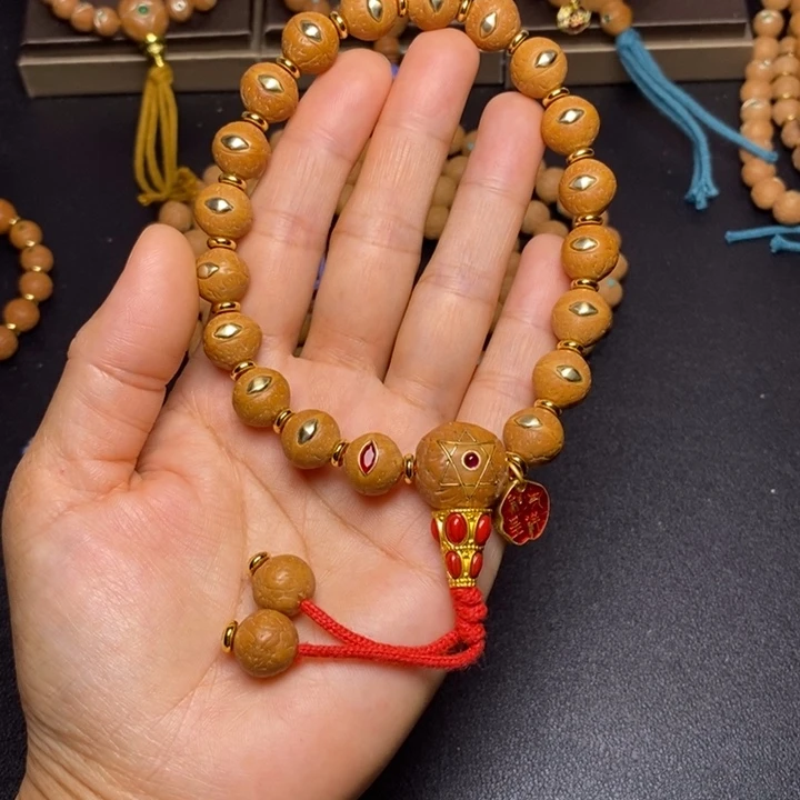 手串凤眼菩提12小加打好底的凤眼菩提手串