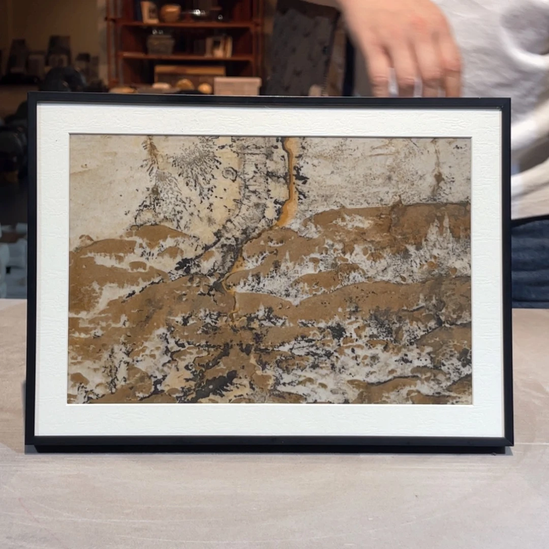 彩石三峡清江画面石