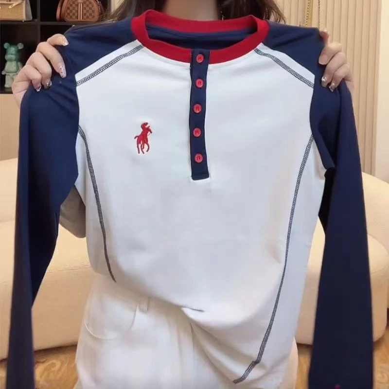 2024 新款百搭T恤简约显瘦宽松长袖上衣