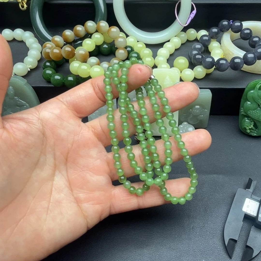 银S925镶嵌和田玉珠宝半成品