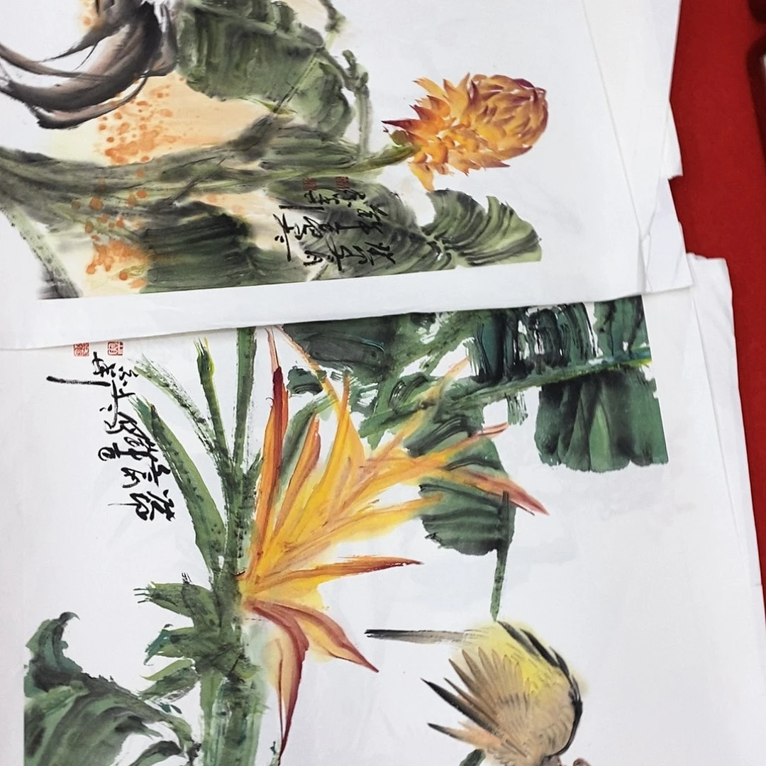 国画墨***潇南湖精品国画直播