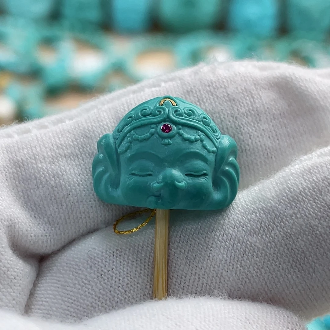 绿松石珠宝奇石未镶嵌