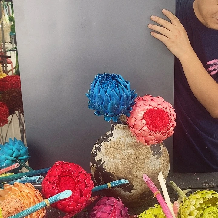 洋蓟永生花混搭2支09