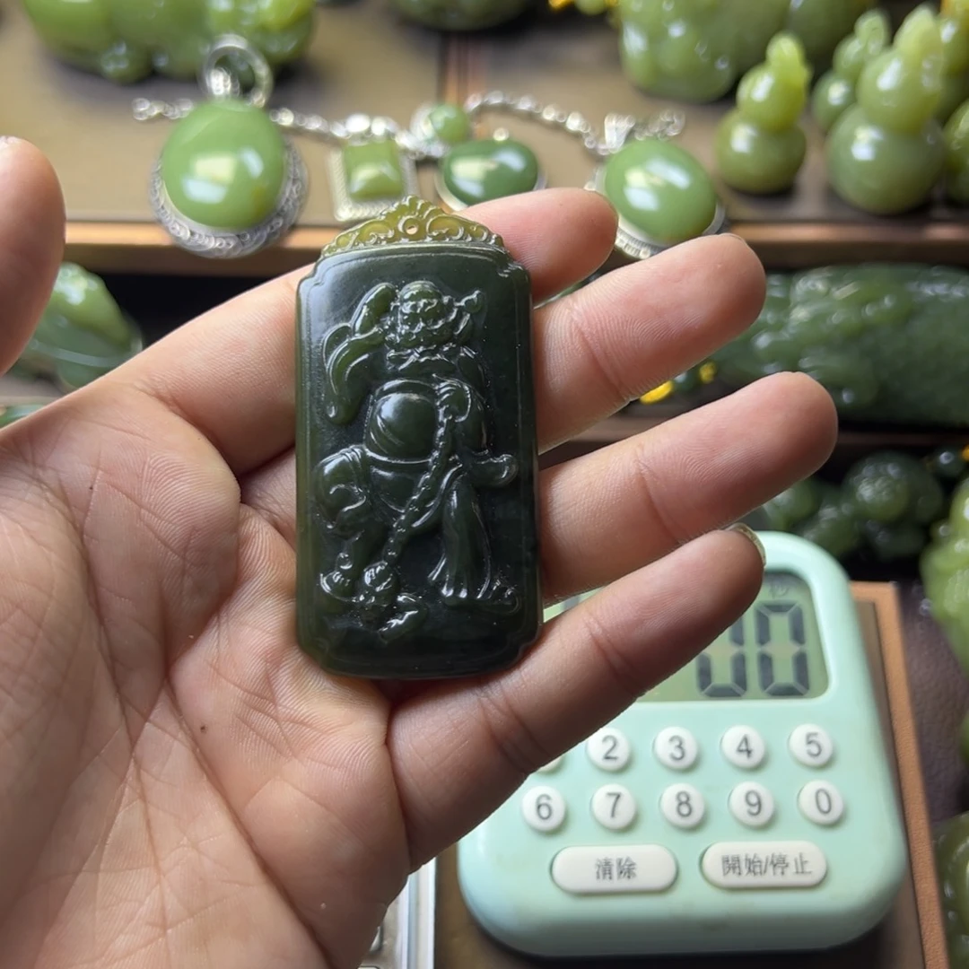 岫岩老玉（透闪石质玉）挂件未镶嵌烦*