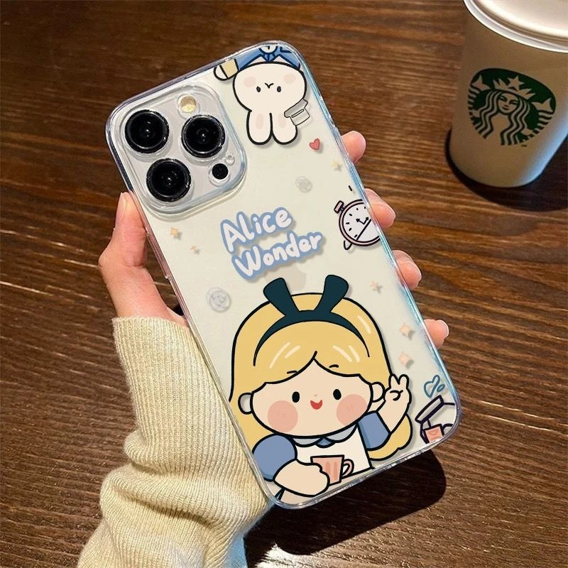 可爱比耶女孩适用于iPhone16promax苹果15ins风14新款13防摔12