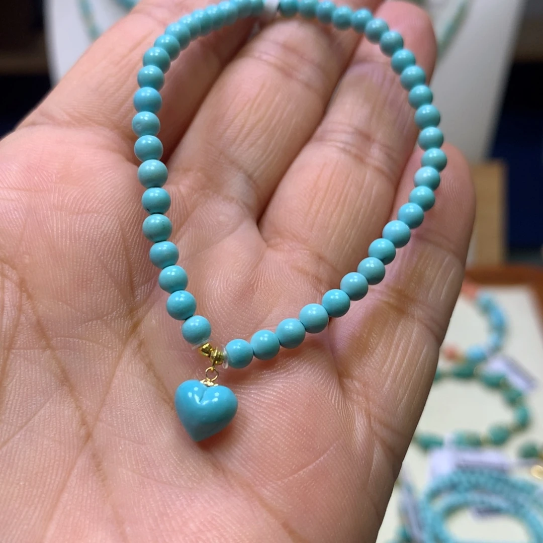 绿松石18K金镶嵌单圈