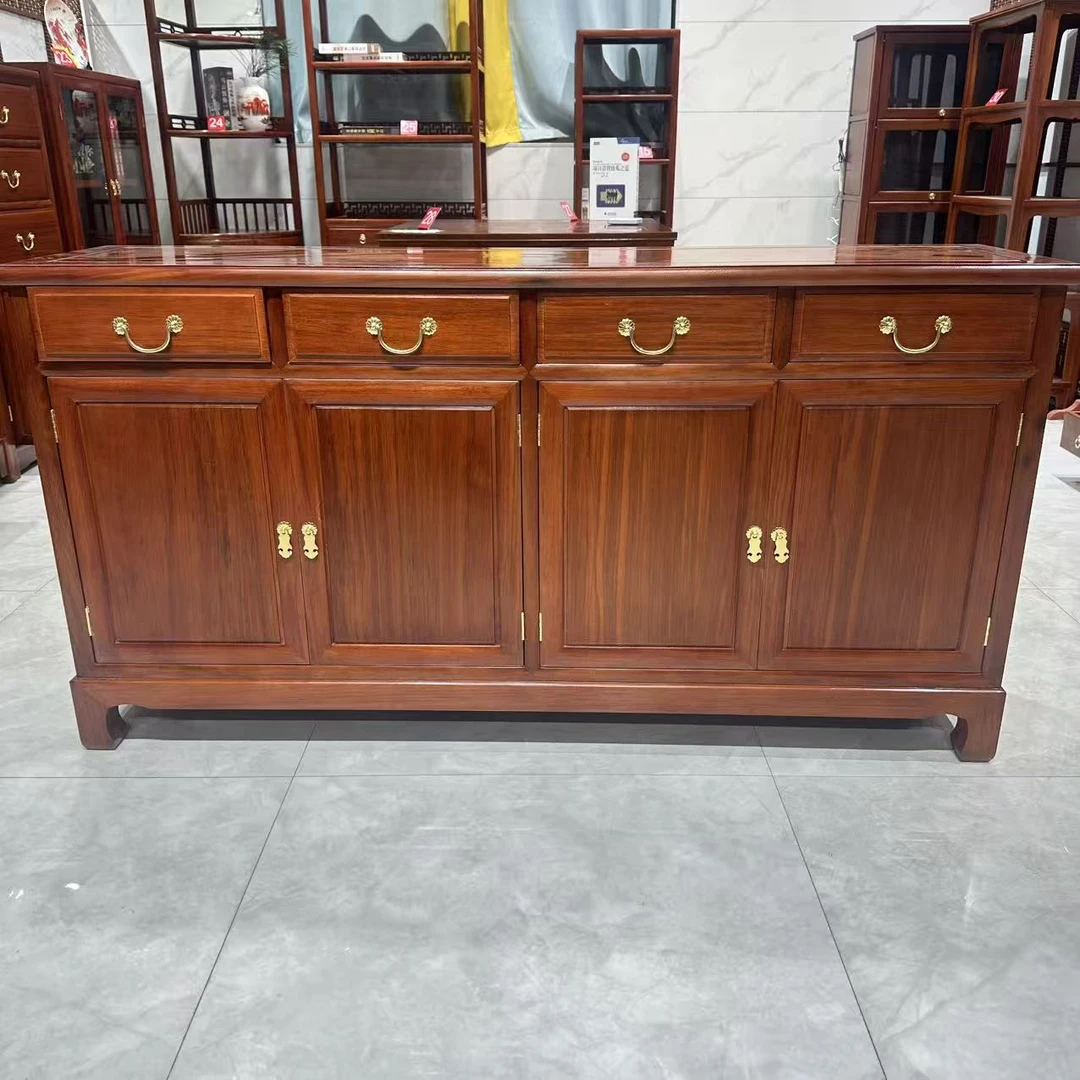 花梨木餐边柜玄关柜茶水柜尺寸158*40*82cm