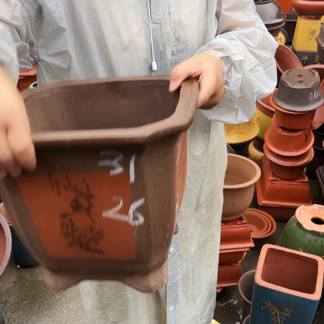 31红切角四方花盆花盆花盆花盆