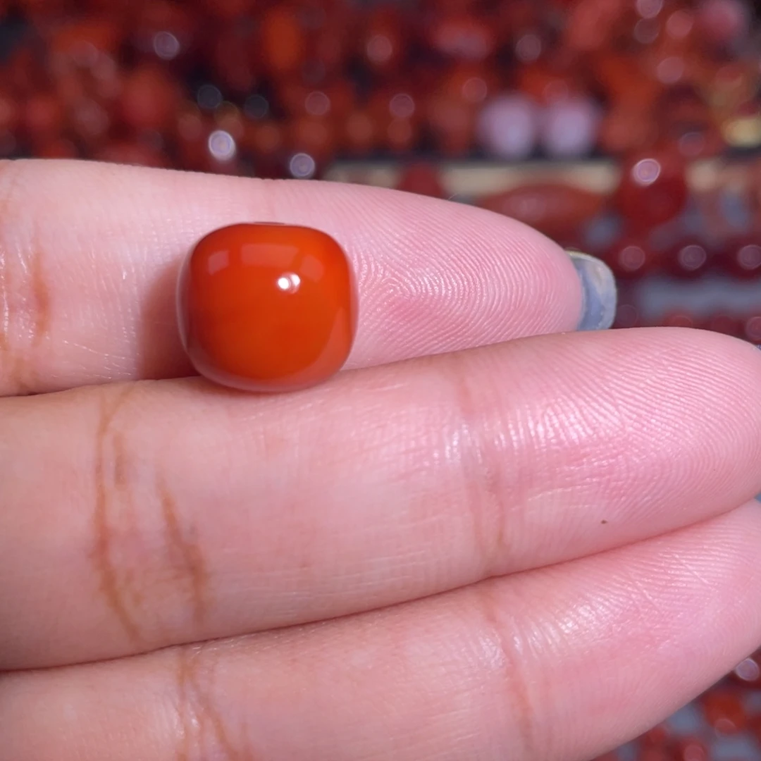 南红玛瑙未镶嵌瓦西老型卡12.2×11