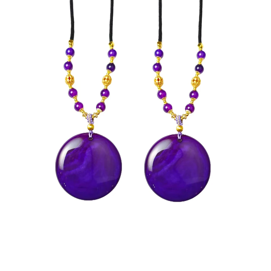 帝紫舒俱玛瑙平安扣A28-236赠绳礼盒（多样性发货只发一个）