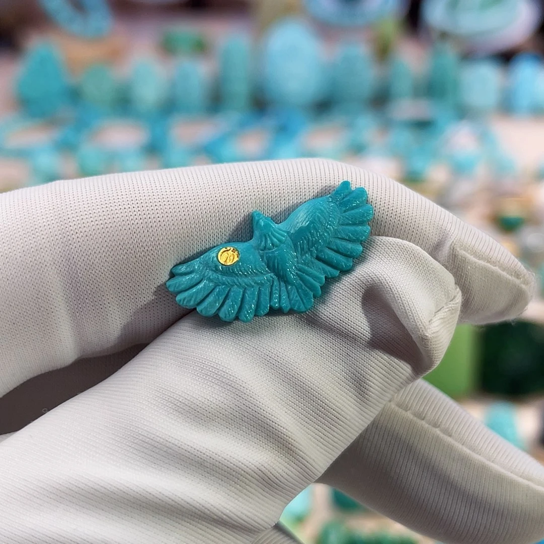 绿松石珠宝奇石未镶嵌