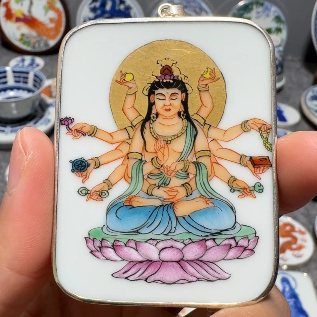 瓷片無****精品挂件一个