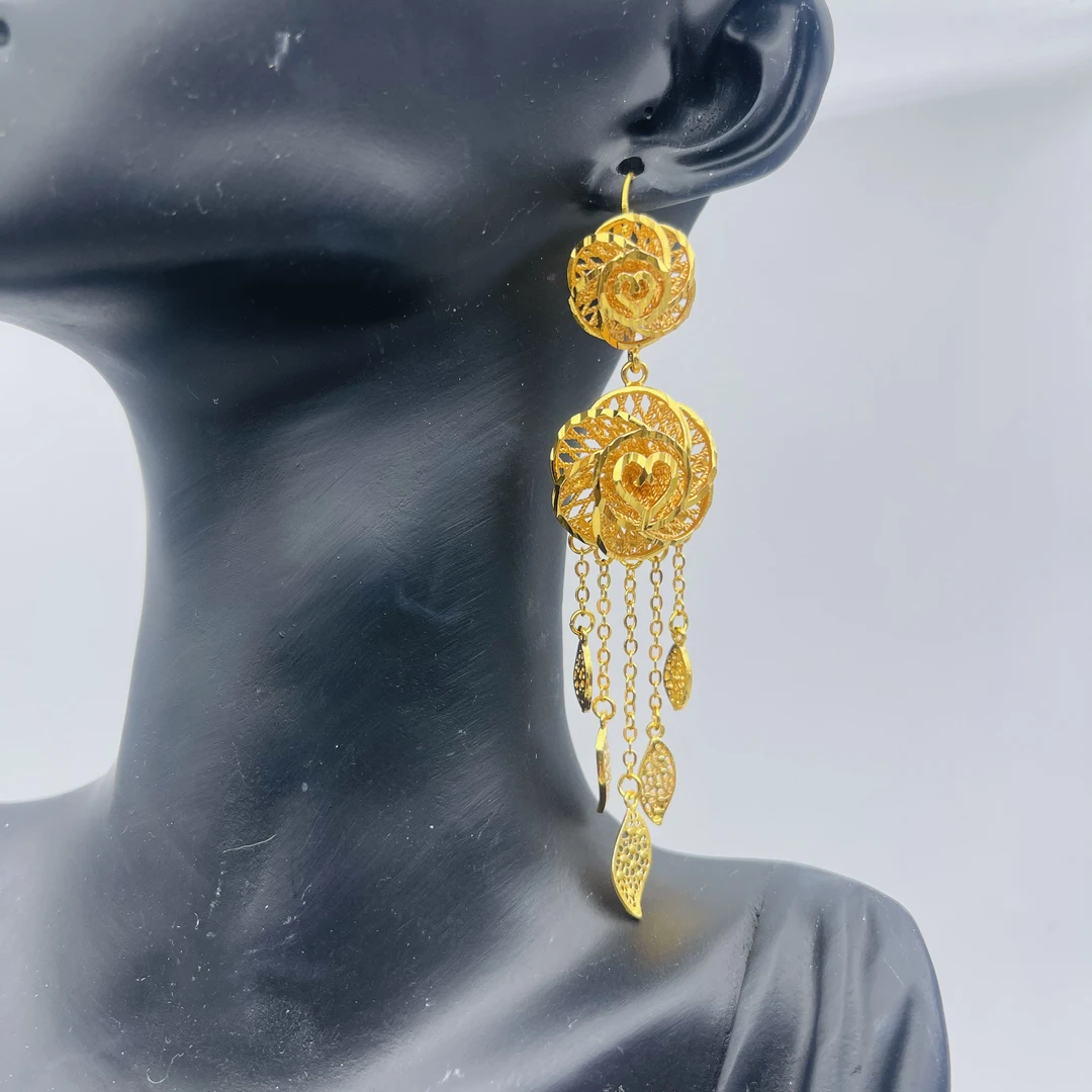 铜合金耳饰 Altun pusun 玫瑰耳环 61