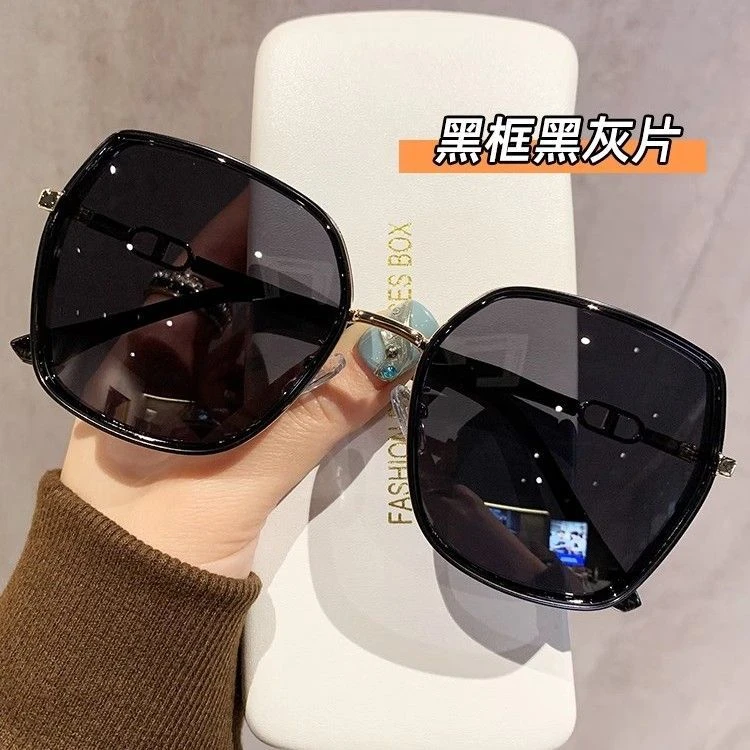 新百伦墨镜女款2025新款高级感防晒防紫外线开车偏光太阳眼镜近视