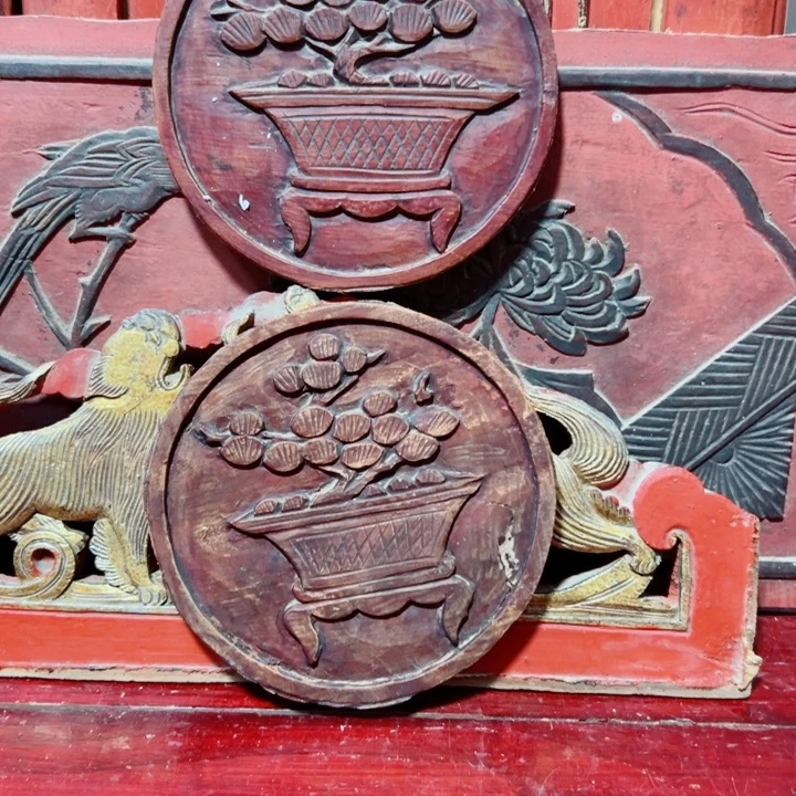 吹***风木木雕工艺品摆件
