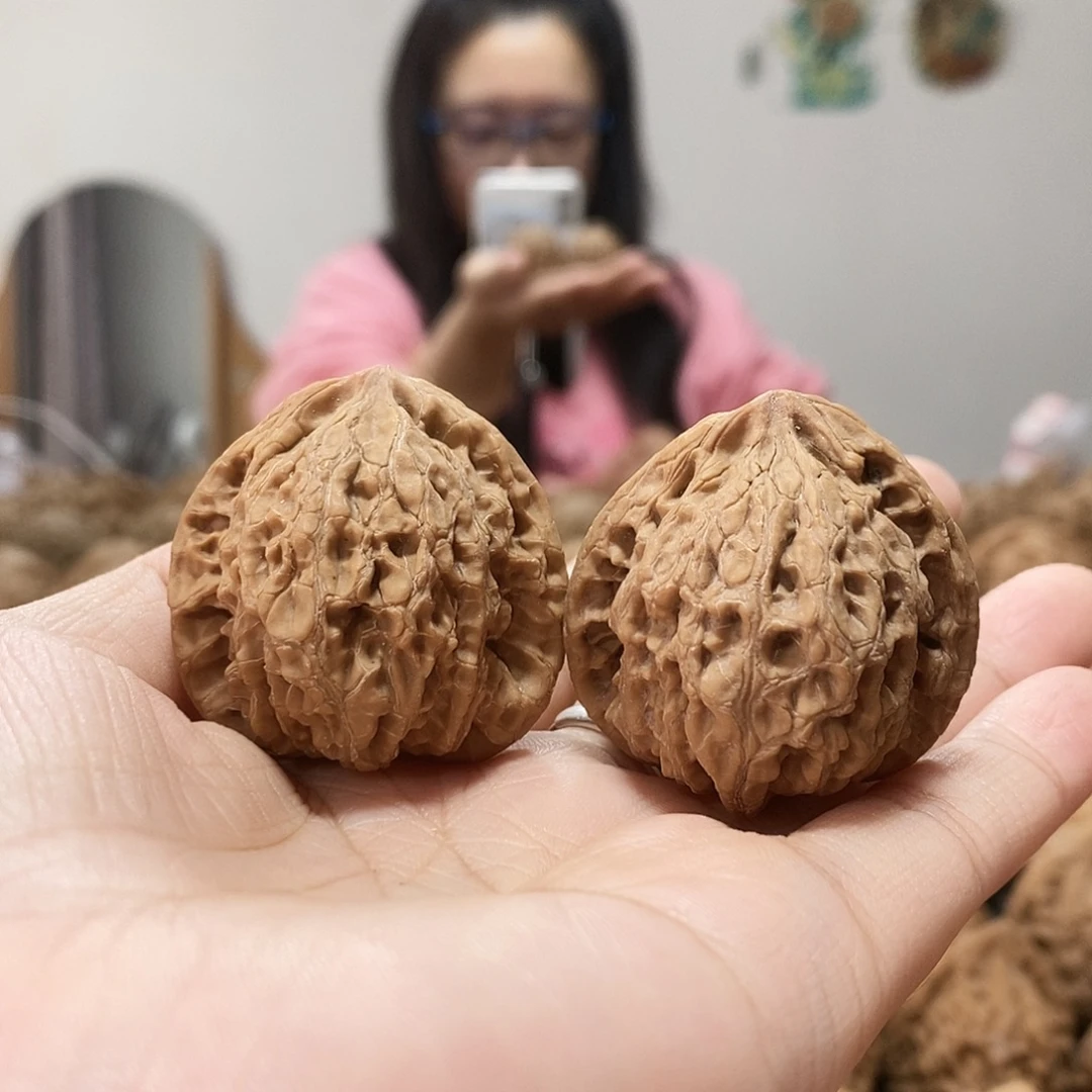 吊坠文玩核桃虎头王37